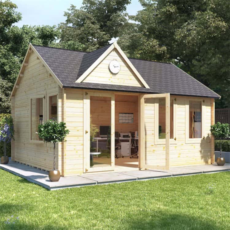 BillyOh Clubhouse Home Office Log Cabin