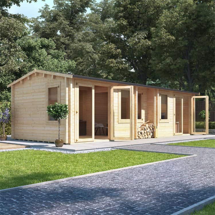 BillyOh Hub Garden Office Log Cabin