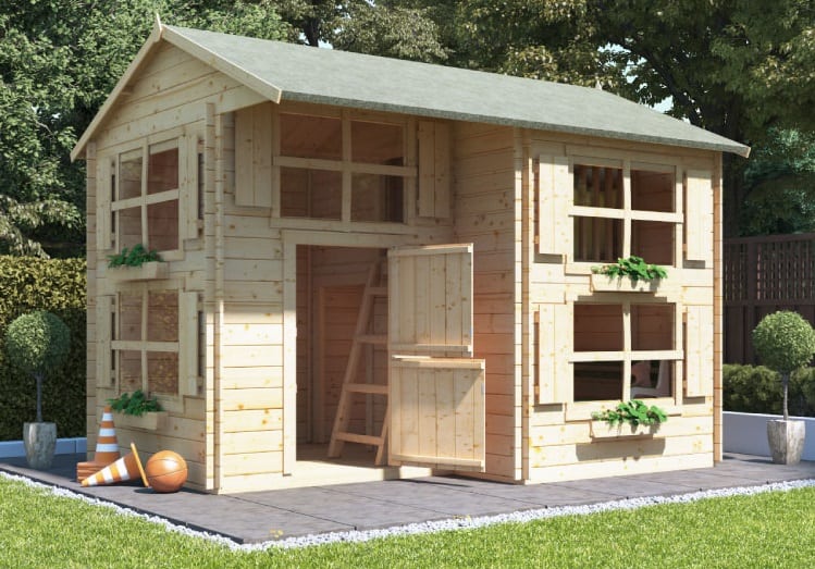 BillyOh Annex Log cabin two-storey playhouse