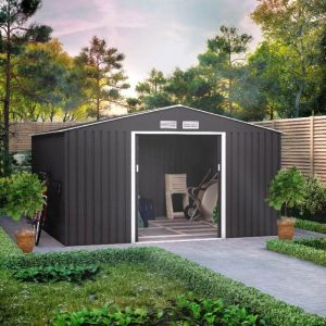 metal bike shed