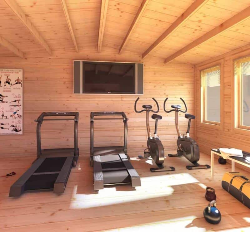 Buy the right equipment for your log cabin gym