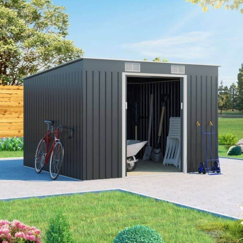 BillyOh Cargo Pent Metal Shed Including Foundation Kit