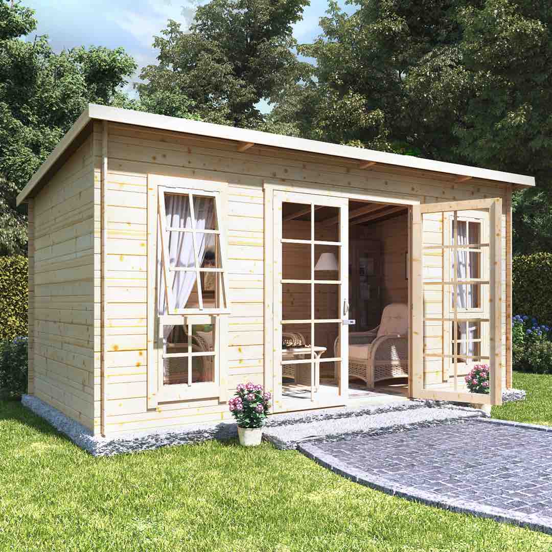 Traditional summer houses - BillyOh Skinner Log Cabin Summerhouse