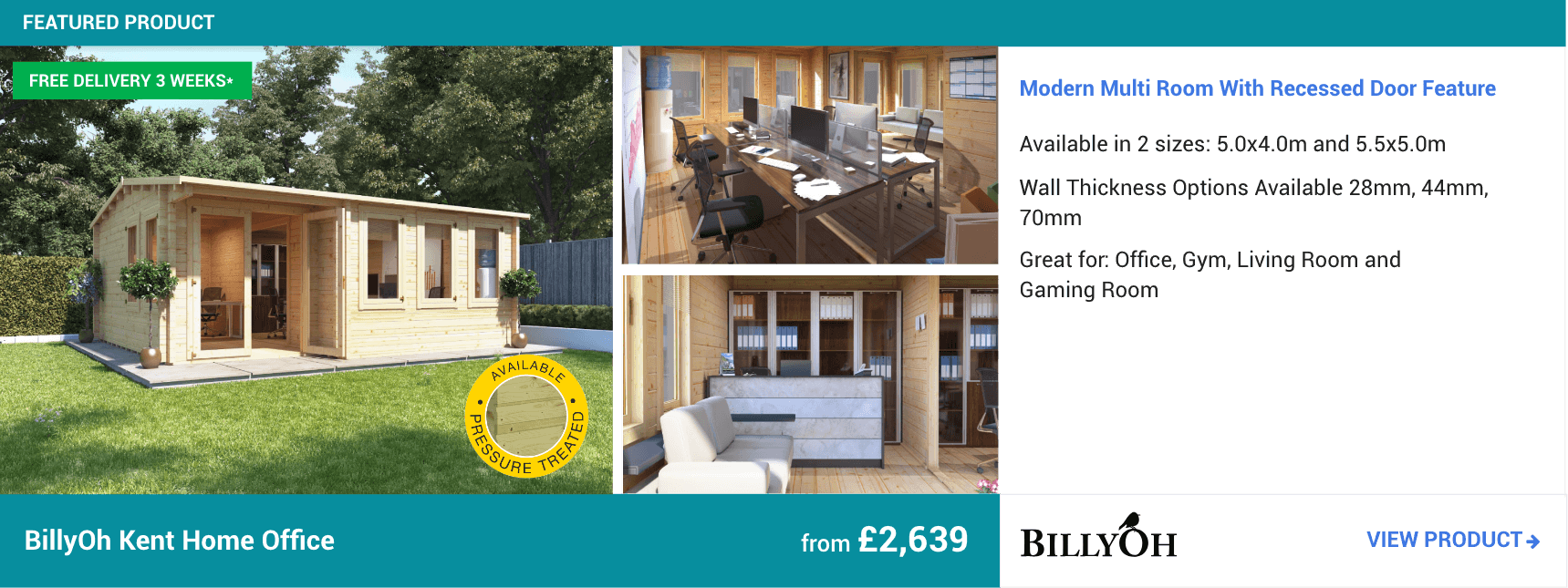 Garden Offices for Sale Outdoor Office Shed Garden Cabins