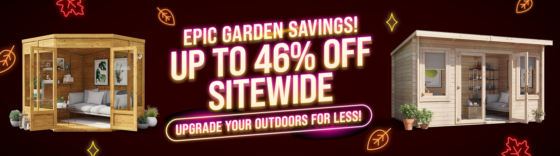 Up To 46% Off Sitewide