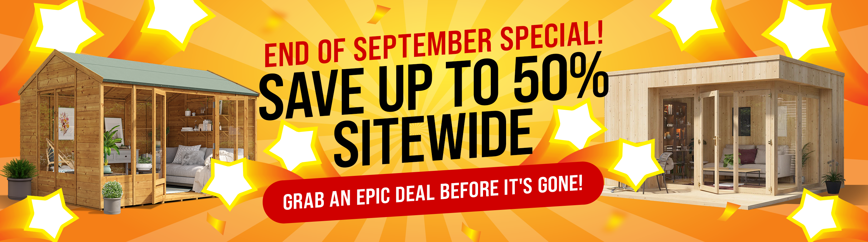 end of september spcial! save up to 50% sitewide
