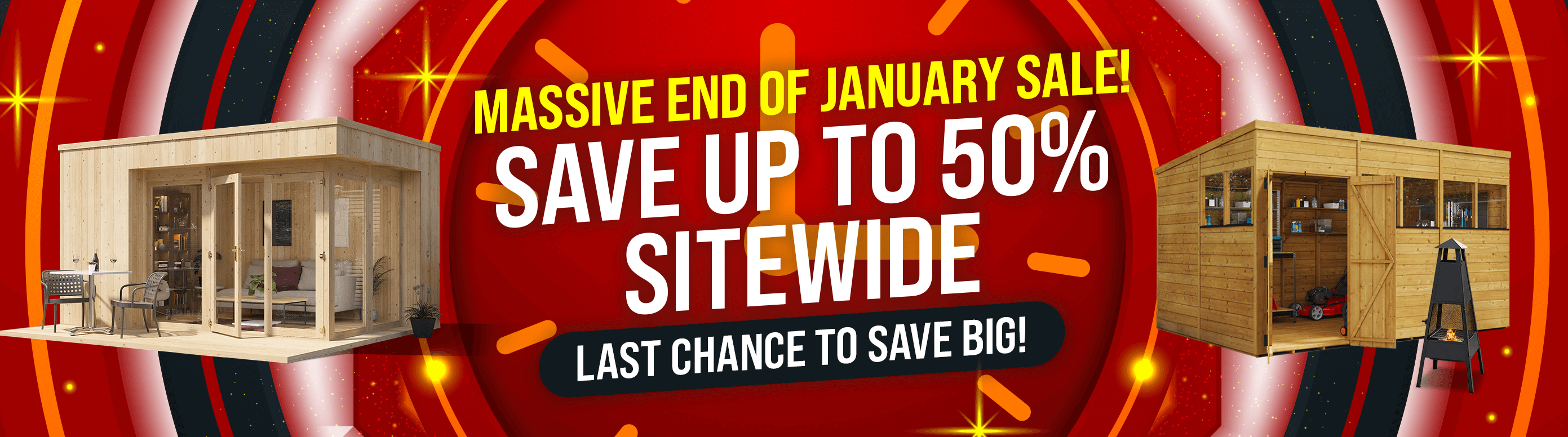 massive end of january sale save up to 50% sitewide