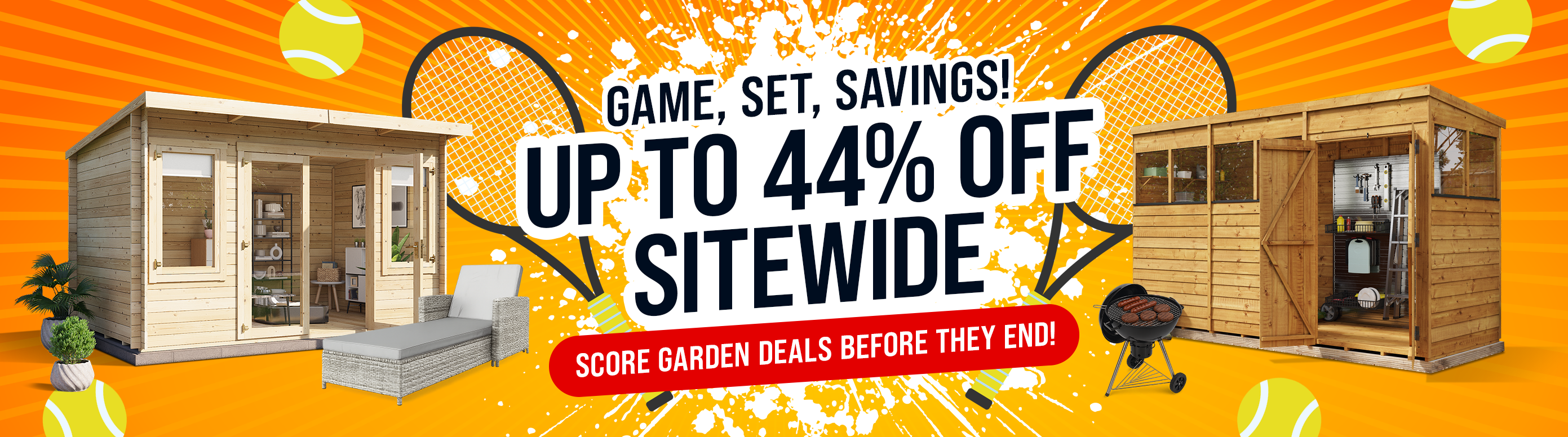 Up to 44% off sitewide