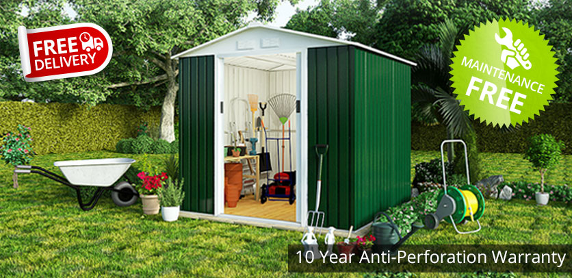 BillyOh Archer Metal Garden Shed Range Including ...