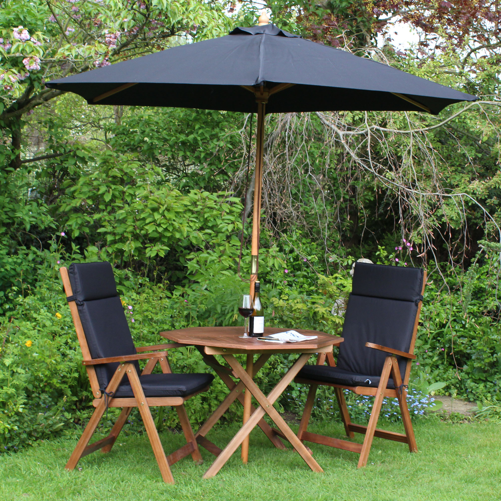 Click to view product details and reviews for Windsor 10m Octagonal Dining Set With 2 Recliner Chairs Billyoh.