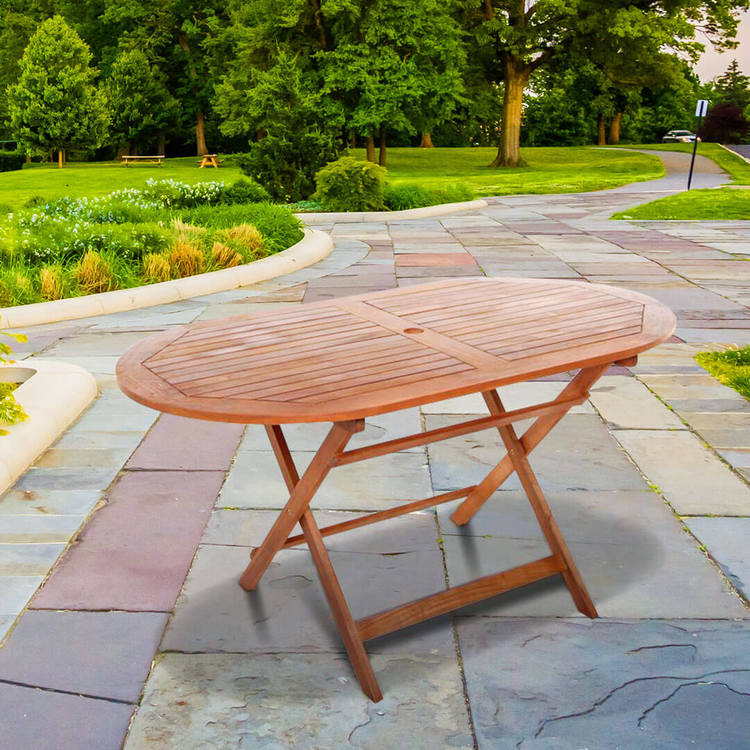 Billyoh Windsor 1 4m Oval Folding Garden Table