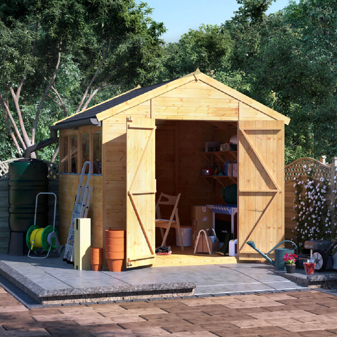 8x8 T&G Apex Windowed - BillyOh Expert Garden Shed