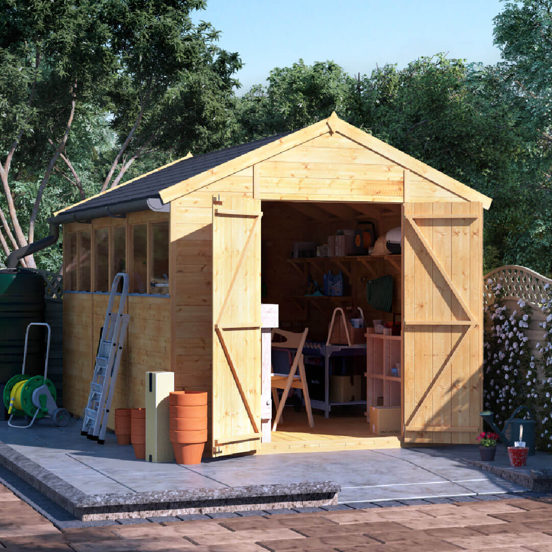 12x8 T&G Apex Windowed - BillyOh Expert Garden Shed