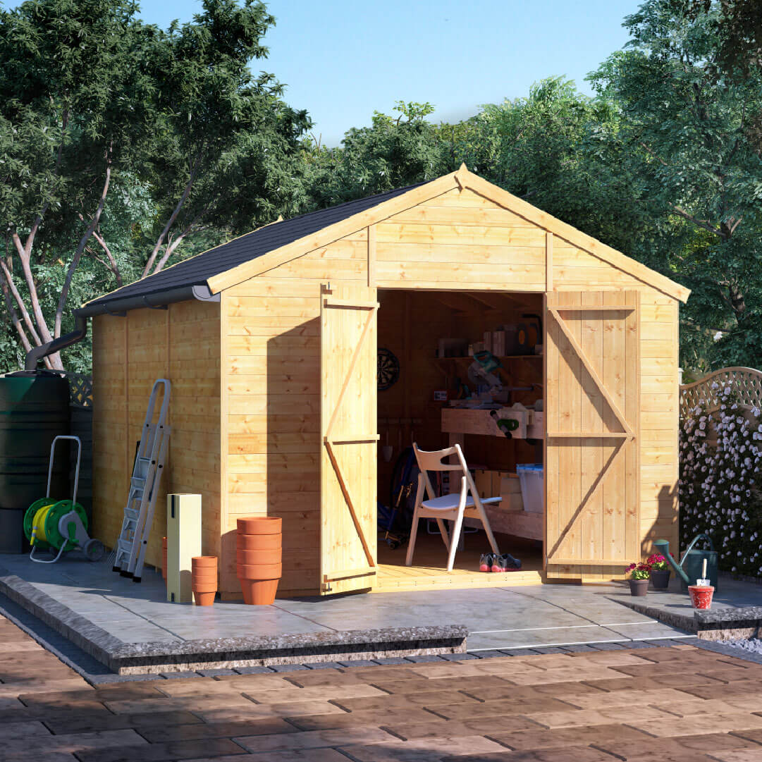 12x10 T&G Apex Windowless - BillyOh Expert Garden Shed