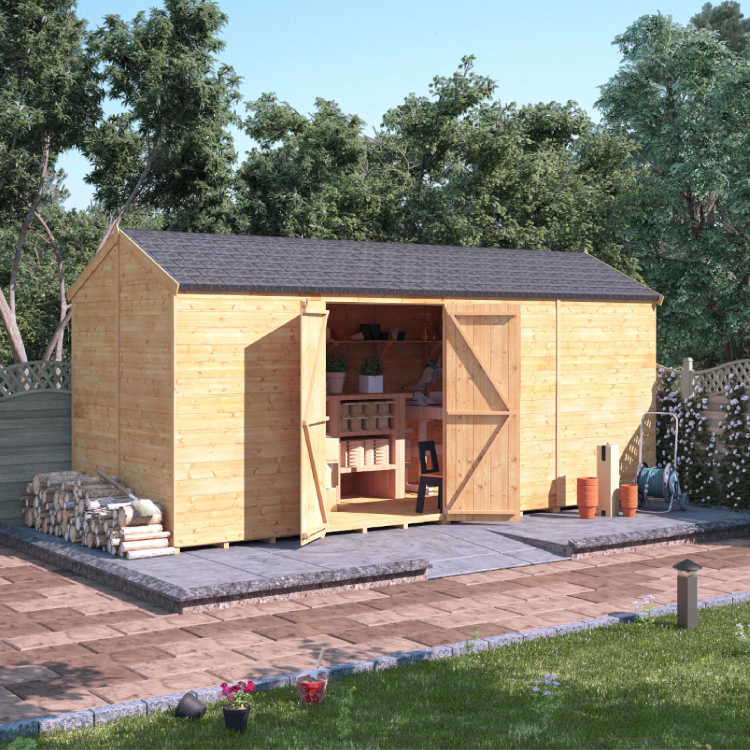 16x6 T&G Reverse Apex Windowless - BillyOh Expert Garden Sheds