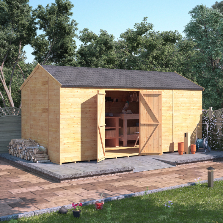 16x8 T&G Reverse Apex Windowless - BillyOh Expert Garden Sheds