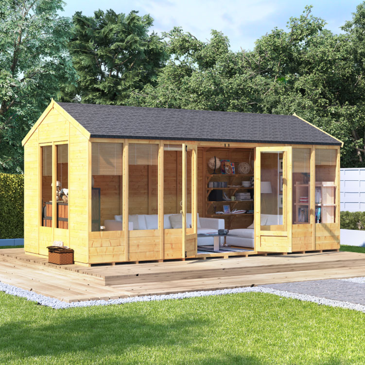 BillyOh Petra Tongue and Groove Reverse Apex Summerhouse - PT-8x8 T&G Reverse Apex Summerhouse