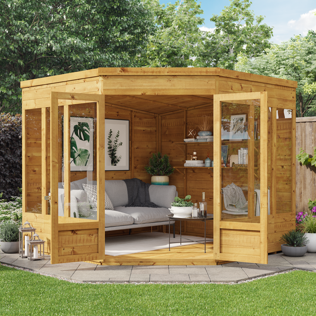 BillyOh Picton Corner Summerhouse - 8x8 T&G Corner Summerhouse