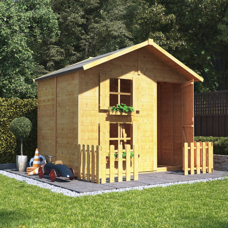 Wendyhouses Peardrop Xtra Childrens Wooden Playhouse 6 X7 Billyoh