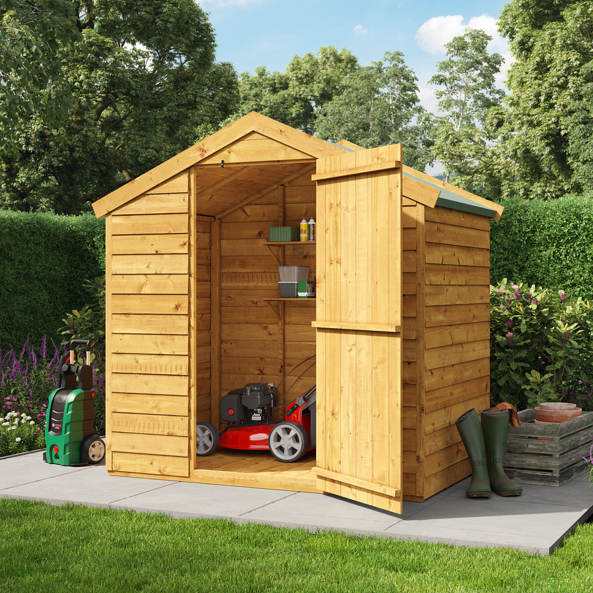 BillyOh Super Saver Overlap Apex Shed  - 4x6