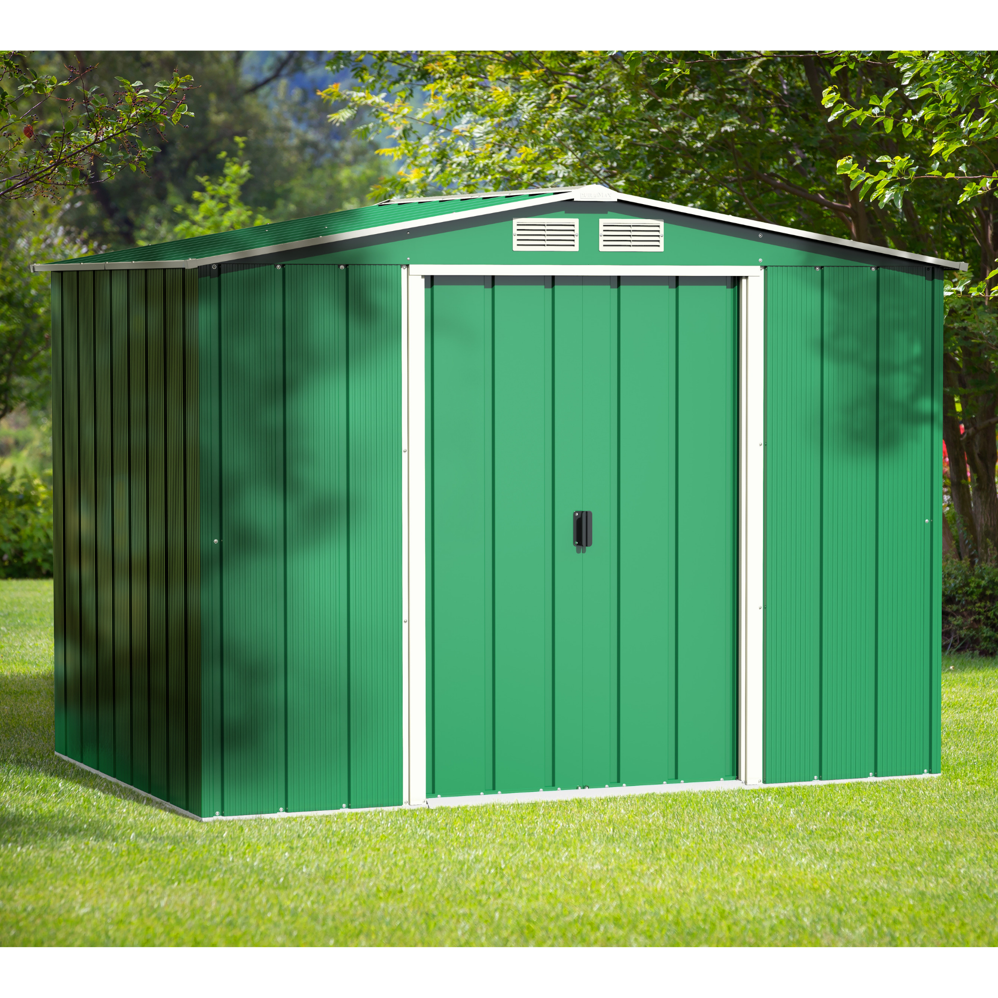 BillyOh Partner Eco Apex Roof Metal Shed - 8x6 Apex Eco