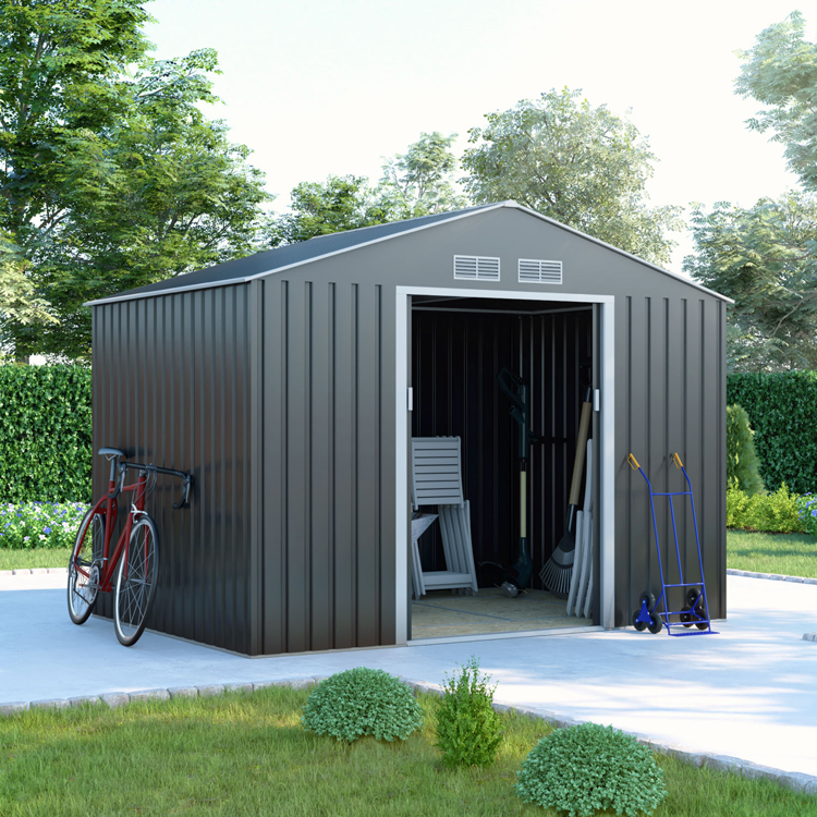 Billyoh Portland Apex Metal Shed Including Foundation Kit 7 X 6