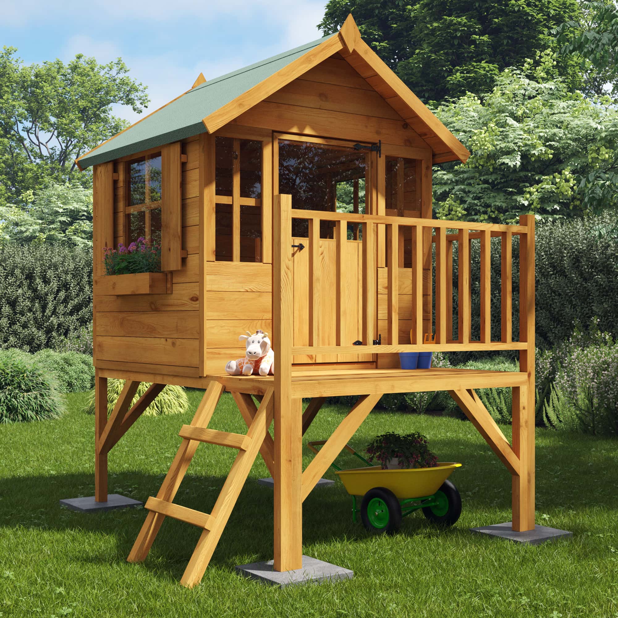 4x4 Bunny Max Tower Playhouse - BillyOh Wendyhouse
