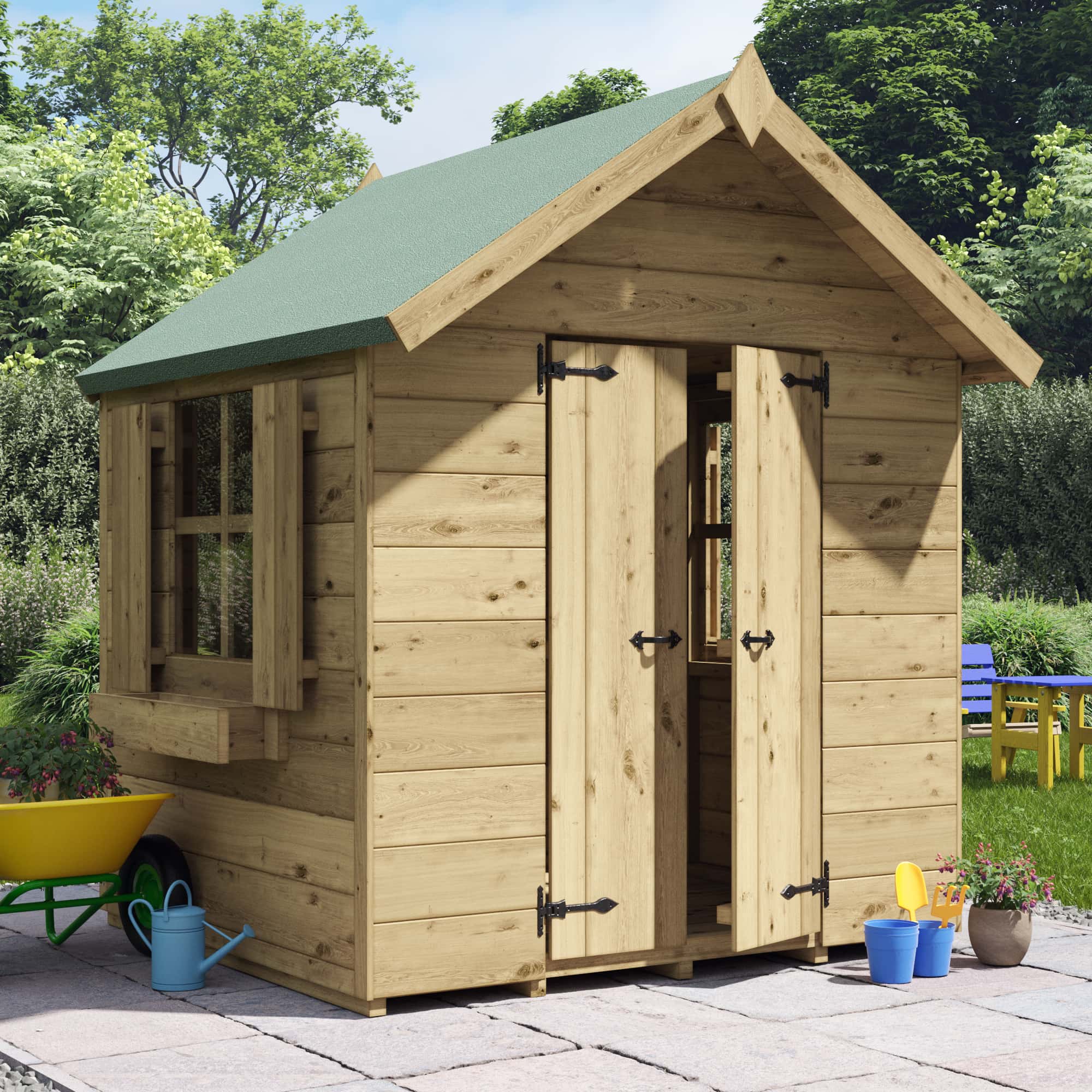 BillyOh Childs Potting Shed Playhouse - PT-4x4 Potting Shed Windowed