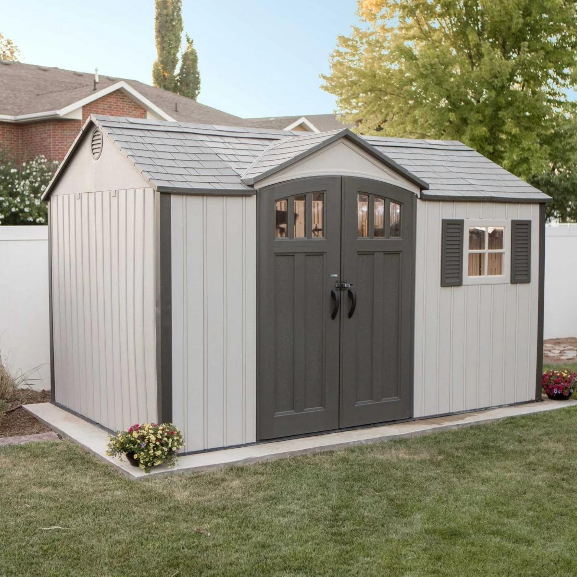 Lifetime 12.5x8 Heavy Duty Plastic Shed