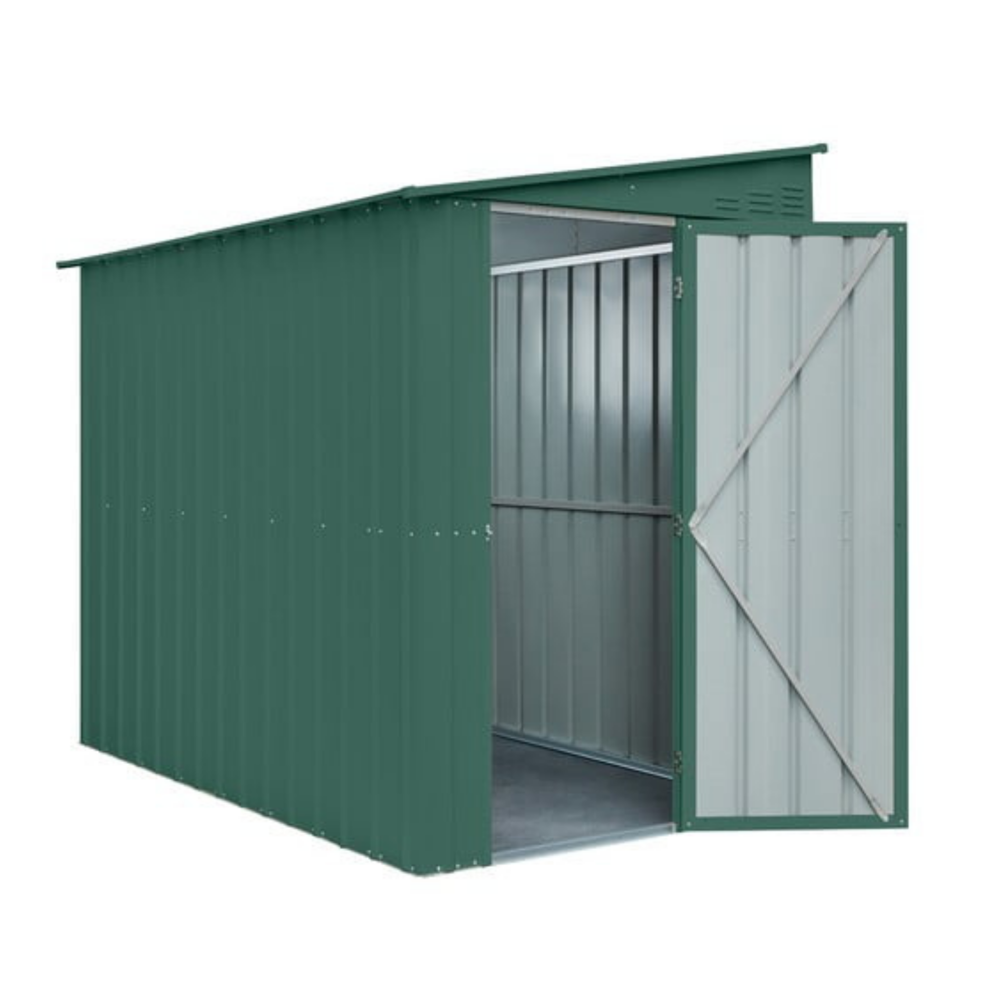 Click to view product details and reviews for Lotus Lean To Metal Shed 5x8 Anthracite Grey.