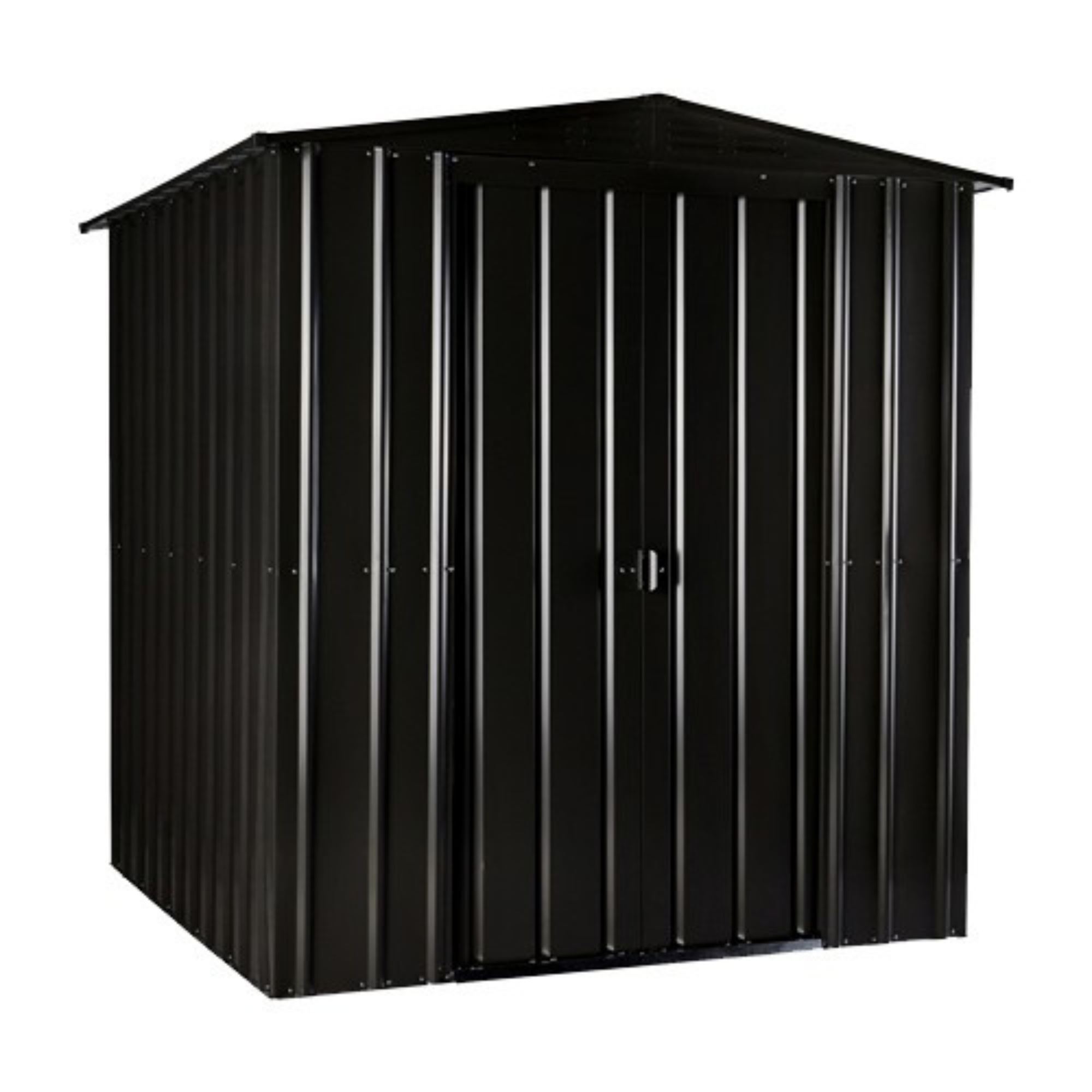 Globel Apex Metal Shed  - 6x4 Anthracite Grey