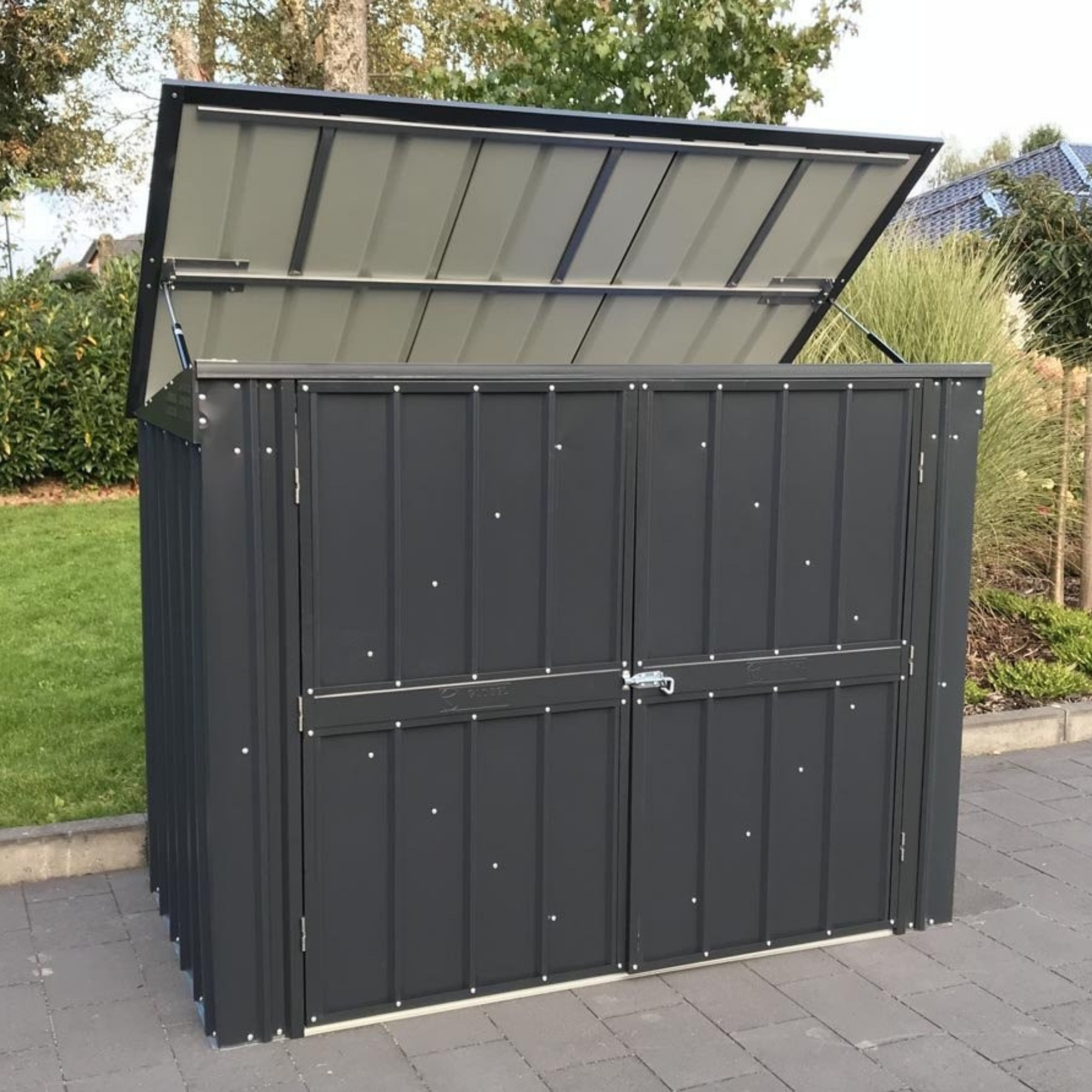 Globel Metal Bin Store - 6x3 Double Bin