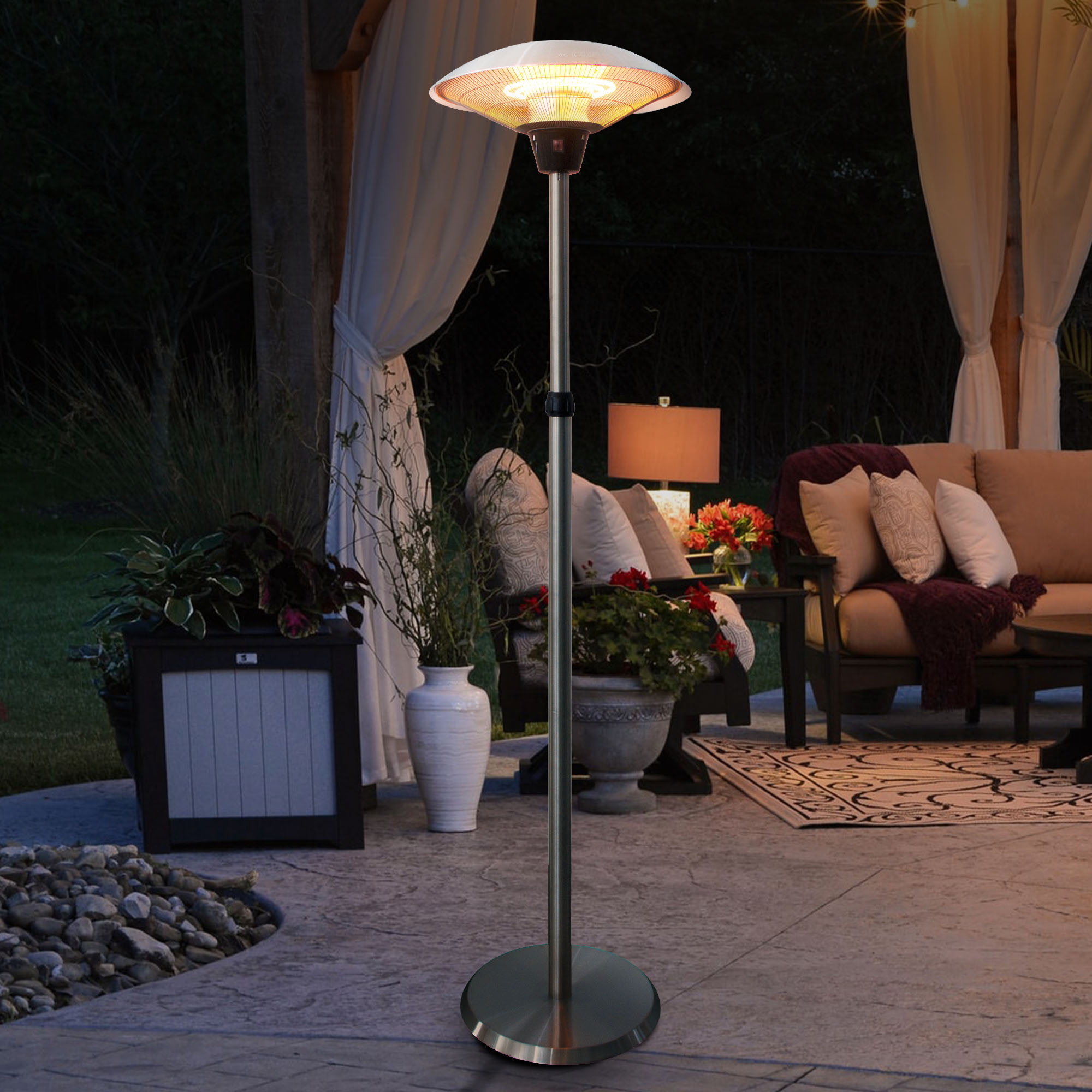 Billyoh Medora Free Standing Electric Patio Heater Free Standing Electric Patio Heater