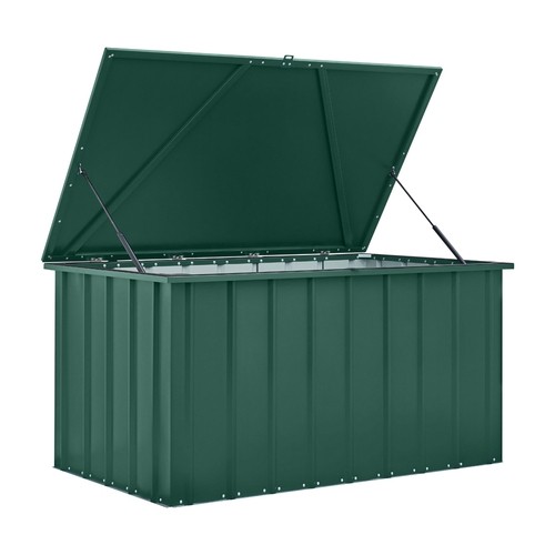 Globel 5’X3’ Metal Storage Cushion Box  - 5x3 Green