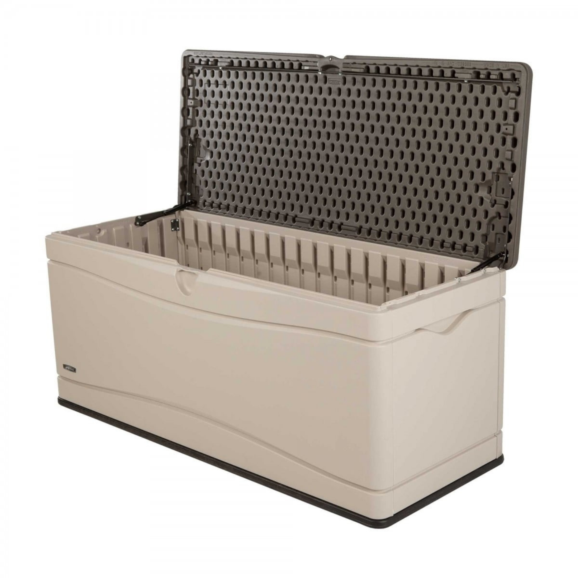 Lifetime 500L Plastic Outdoor Storage Box Brown/Desert Sand - 5x2