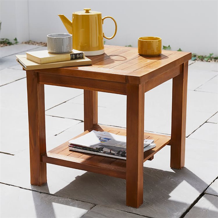 Teak Square Side Table Square Teak Side Table