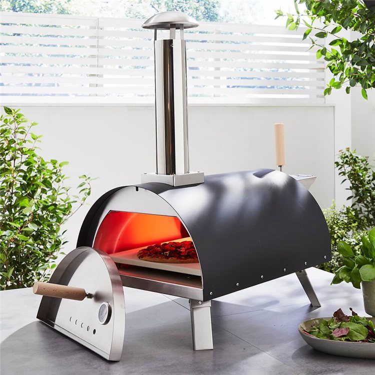 Billyoh Large Stainless Steel Pizza Oven With Double Insulation Pizza Oven Double Insulated Large In Stainless Steel