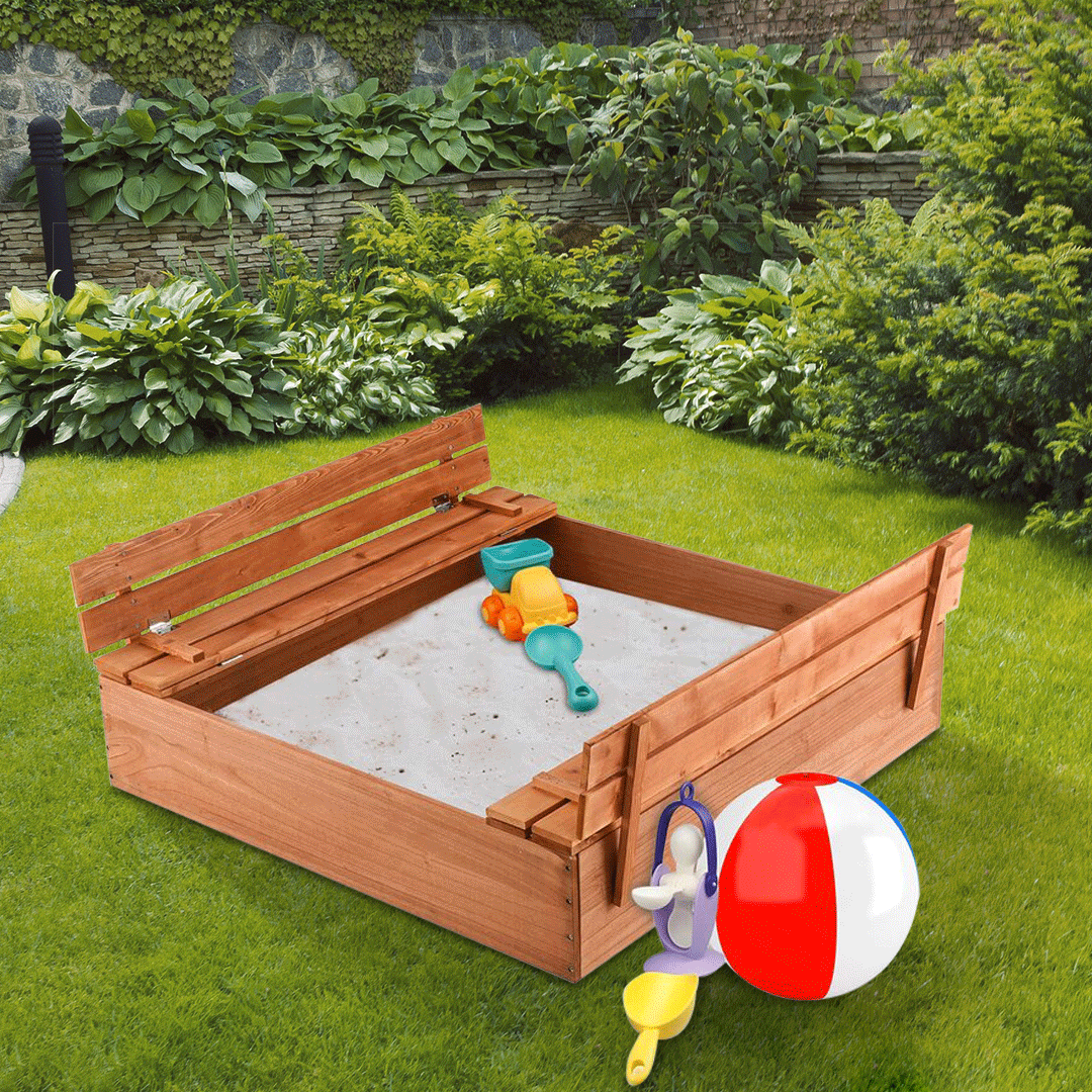 BillyOh Wooden Square Seated Sandpit - Square Seated Sandpit