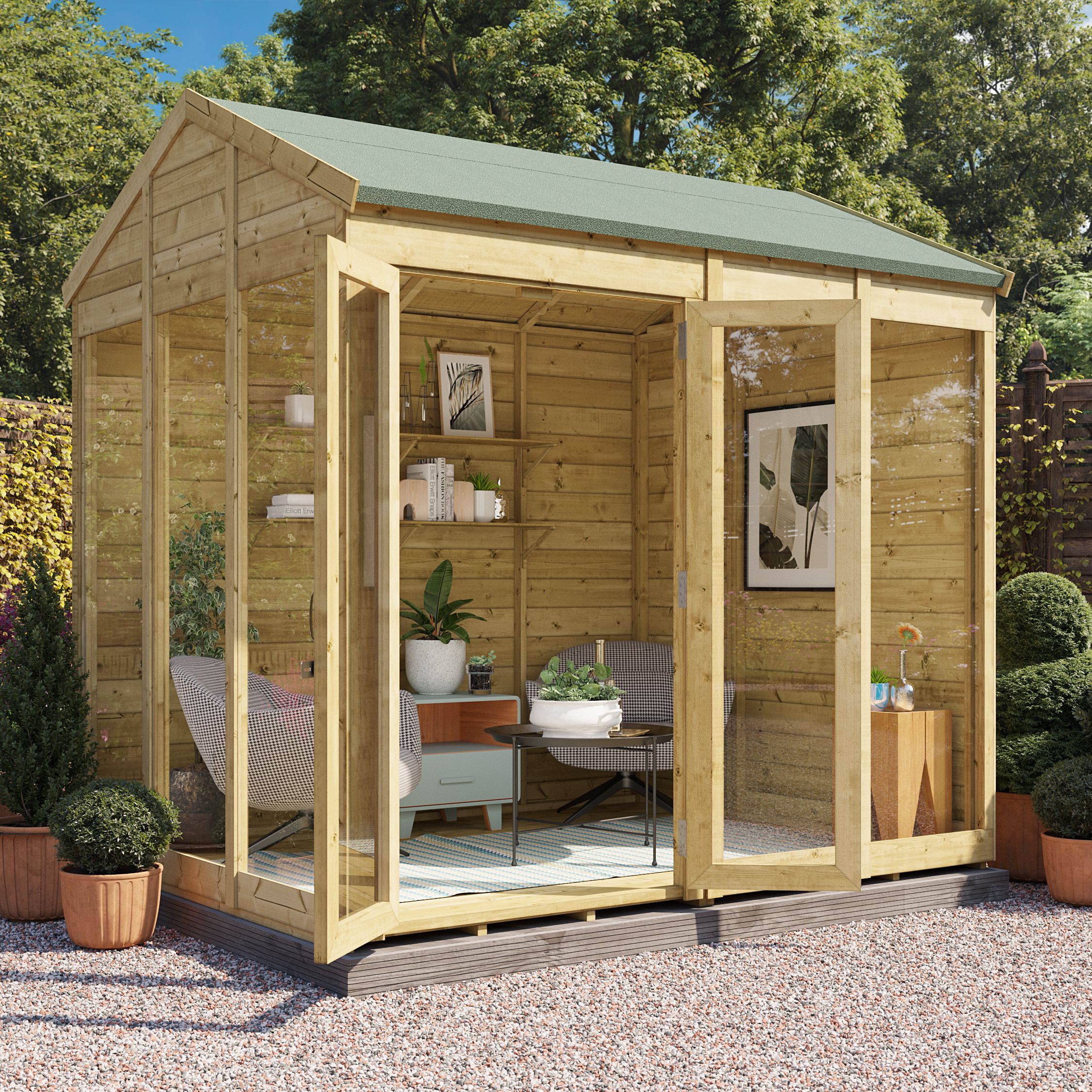 BillyOh Switch Apex Tongue and Groove Summerhouse - 8x6