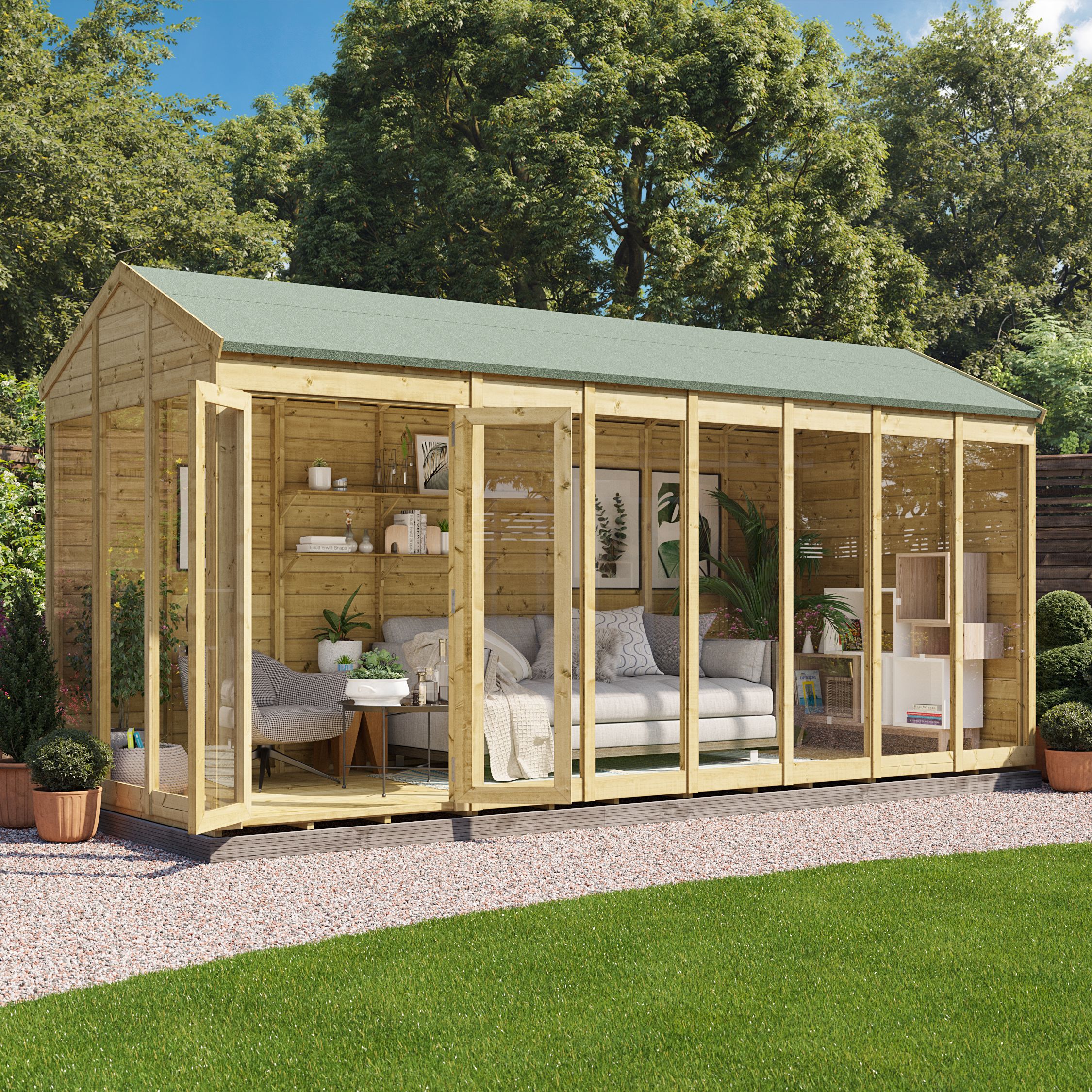 BillyOh Switch Apex Tongue and Groove Summerhouse - 16x6