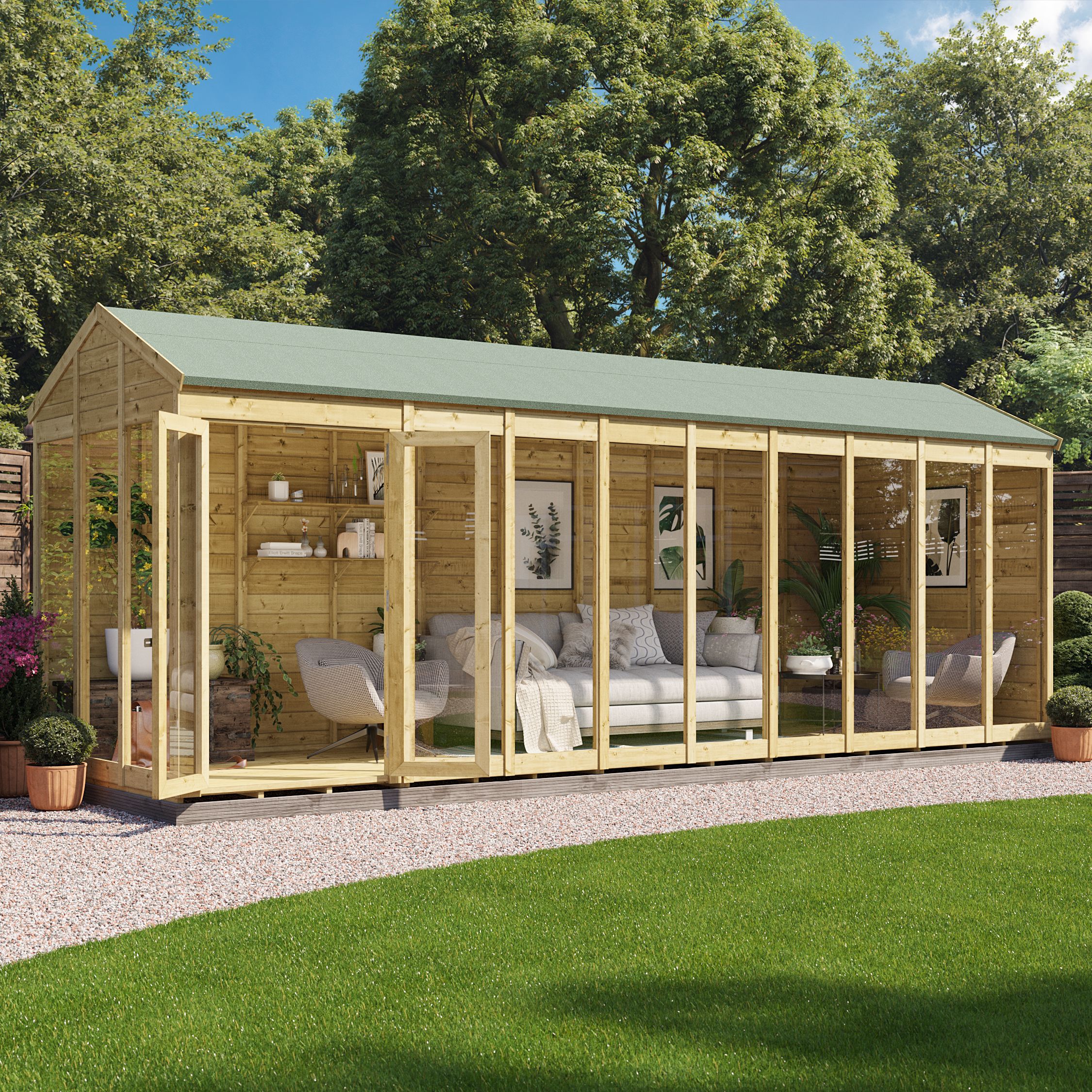 BillyOh Switch Apex Tongue and Groove Summerhouse - 20x6