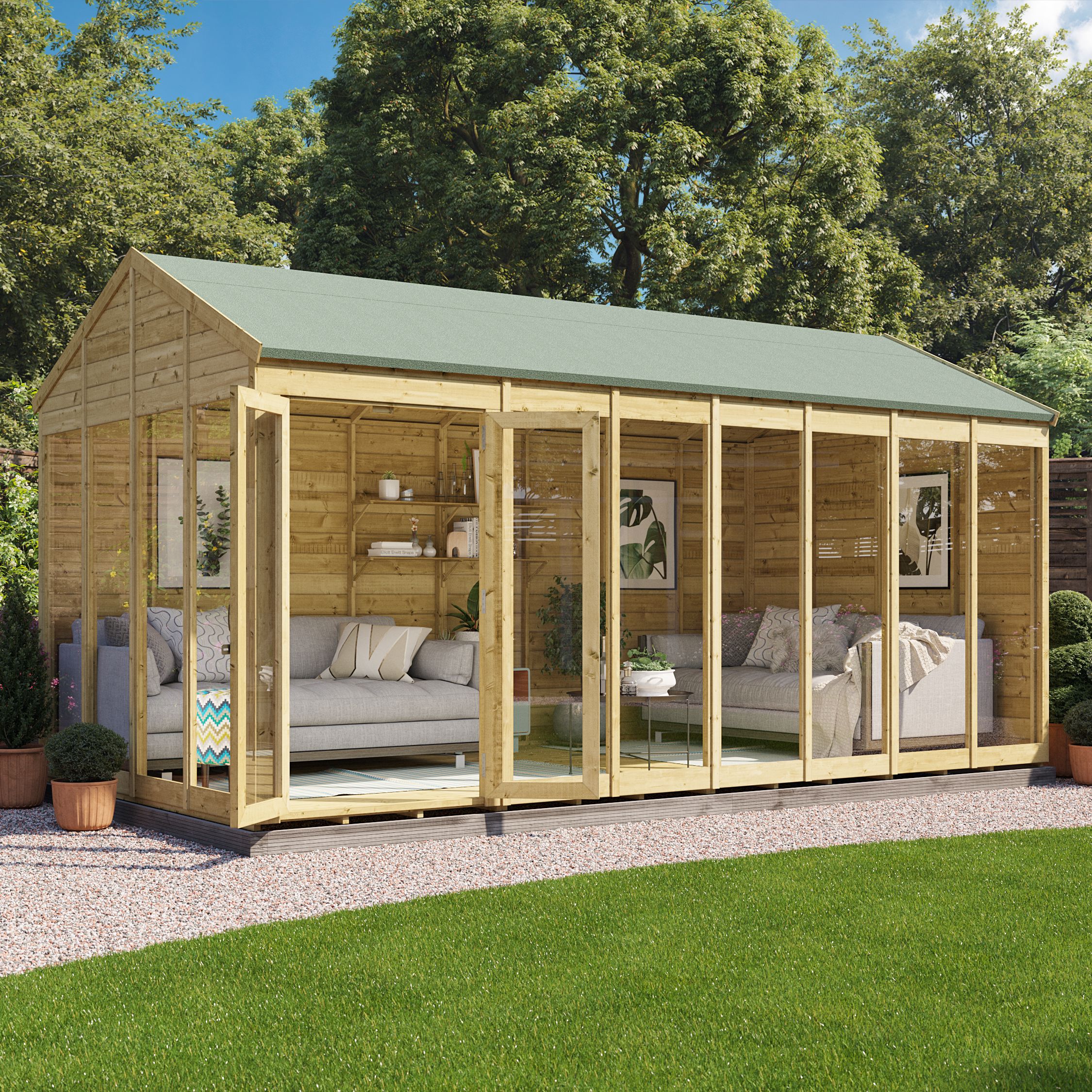 BillyOh Switch Apex Tongue and Groove Summerhouse - 16x8