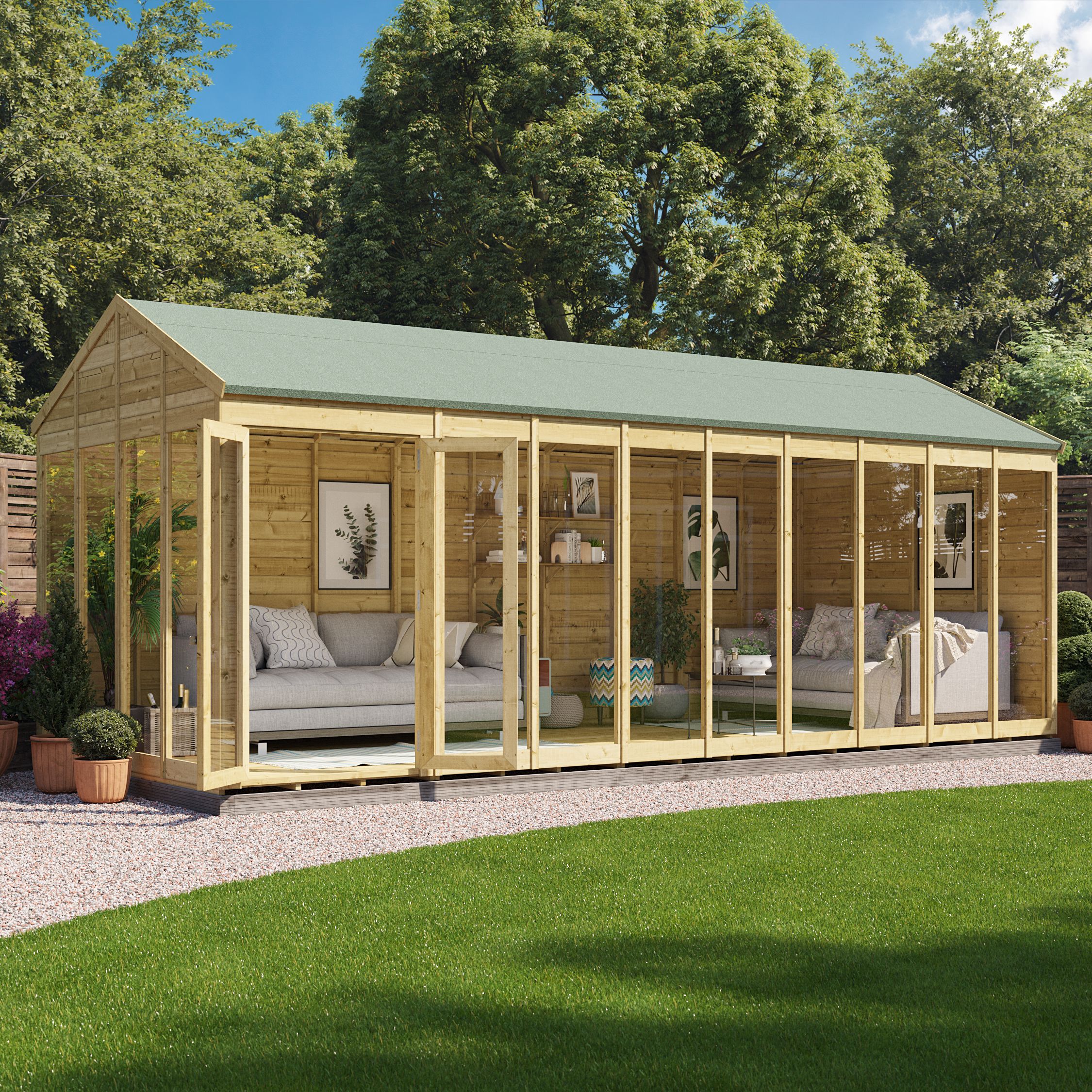 BillyOh Switch Apex Tongue and Groove Summerhouse - 20x8