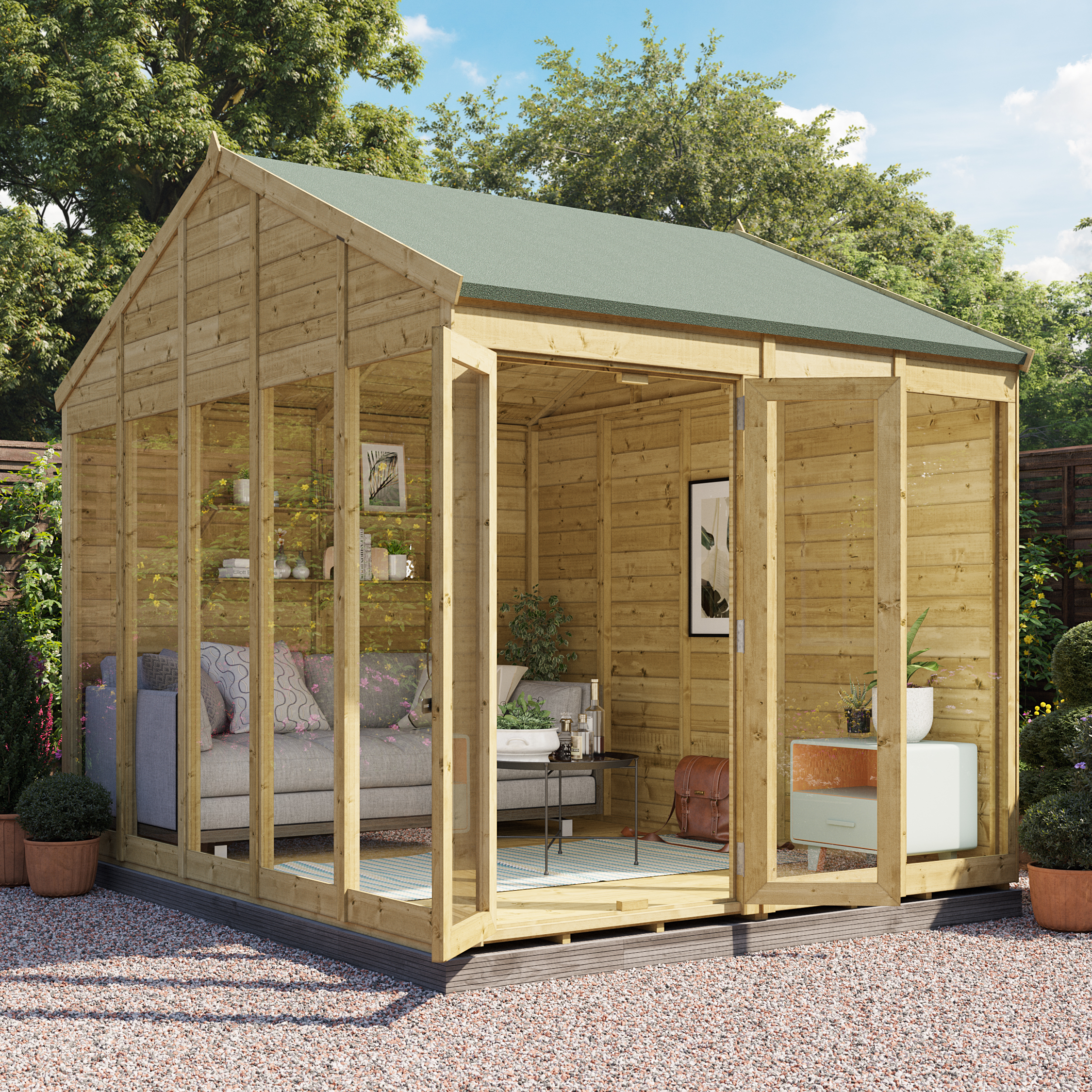 BillyOh Switch Apex Tongue and Groove Summerhouse - 8x10