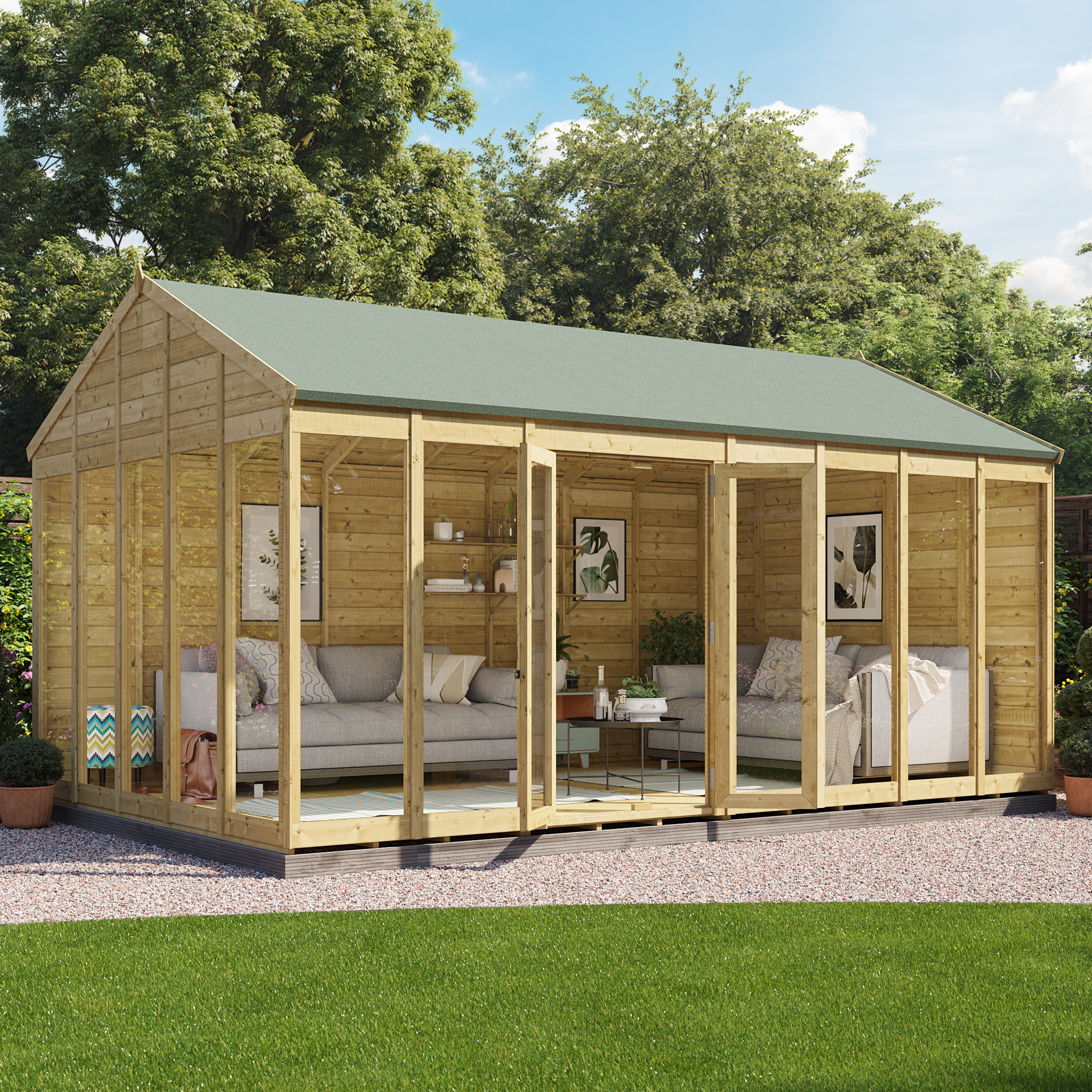 BillyOh Switch Apex Tongue and Groove Summerhouse - 16x10