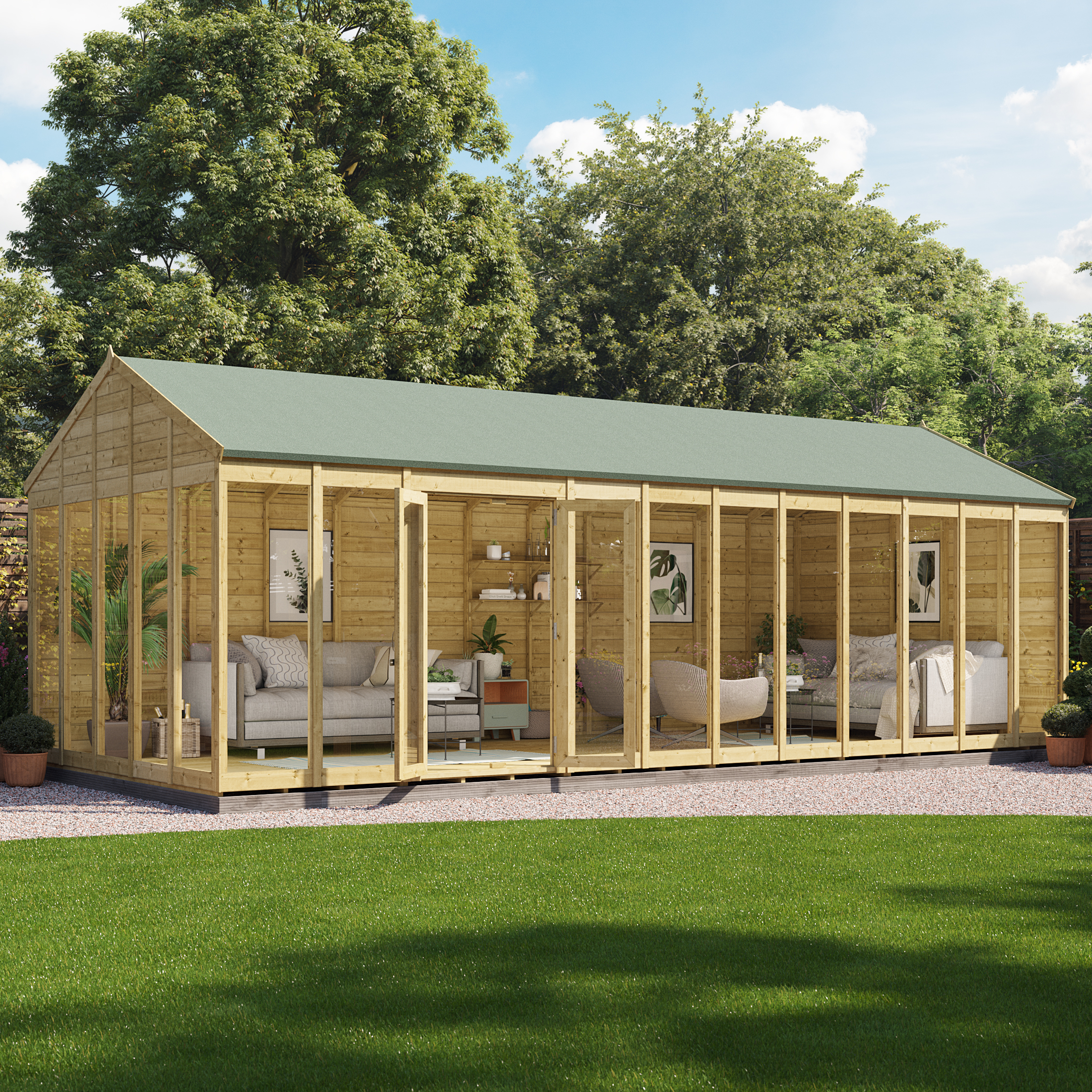 BillyOh Switch Apex Tongue and Groove Summerhouse - 24x10