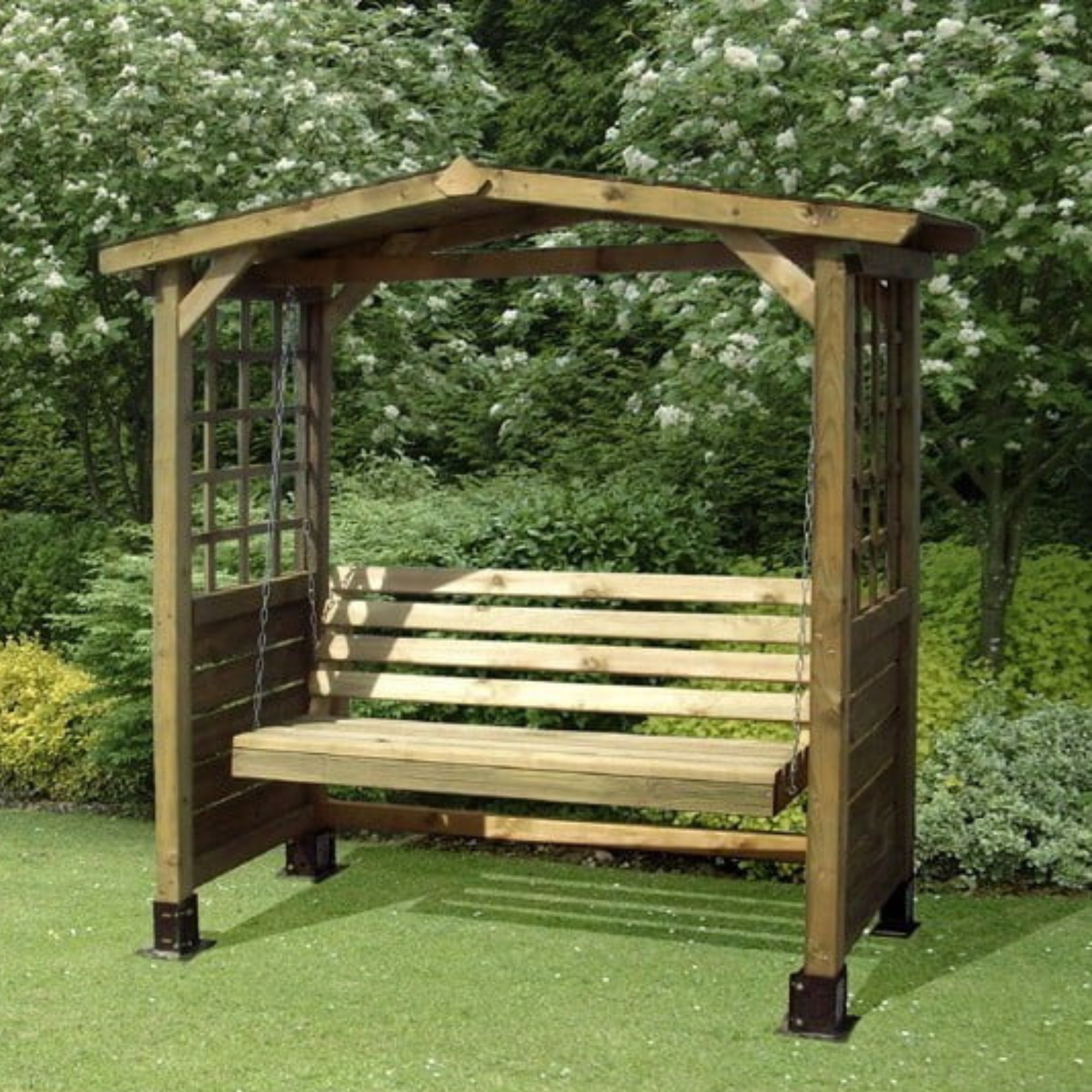 Pantheon Poseidon Swing Seat Arbour - Poseidon