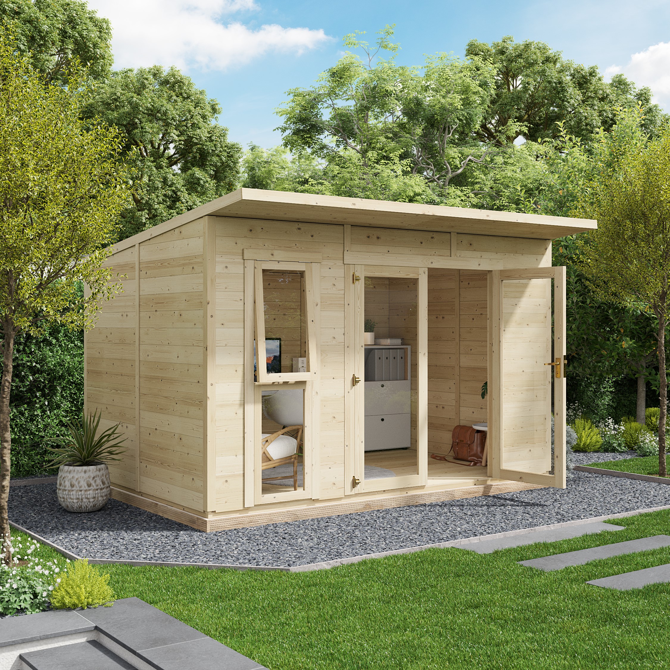 BillyOh Canvas Insulated Garden Room - 12ft x 8ft (3.5x2.5m)