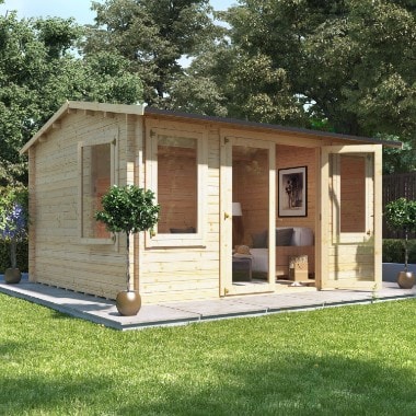 W5.0m x D3.5m - BillyOh Dorset Log Cabin - 28mm, 35mm, 44mm, 70mm